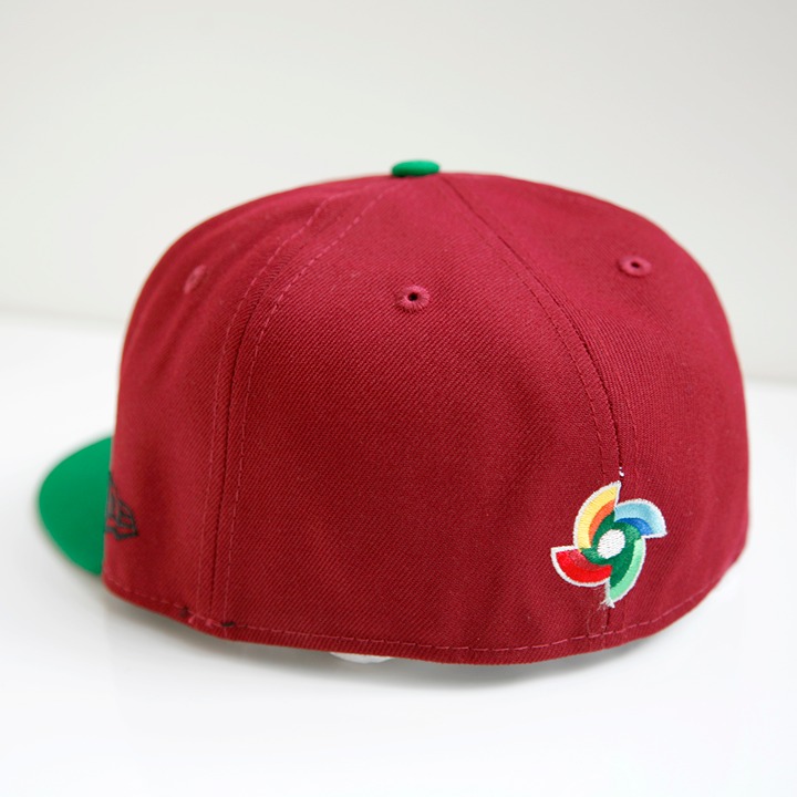 New Era Mexico 59Fifty Fitted Hat 7 5/8 WBC Mexico buy Limited-Edition Maroon/Green