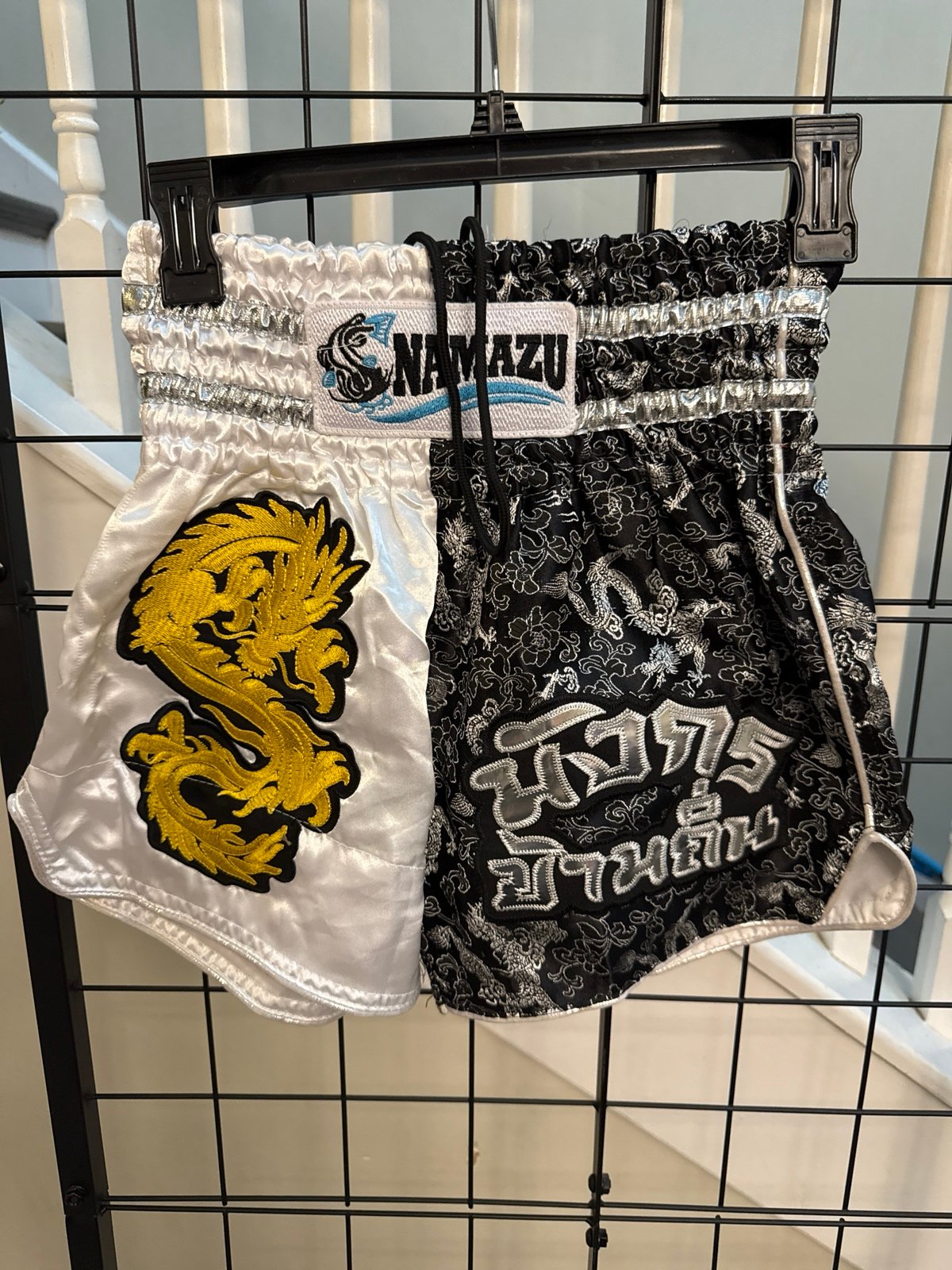 NAMAZU Muay Thai Shorts for Men and Women, High Grade MMA Gym Boxing Kickboxing