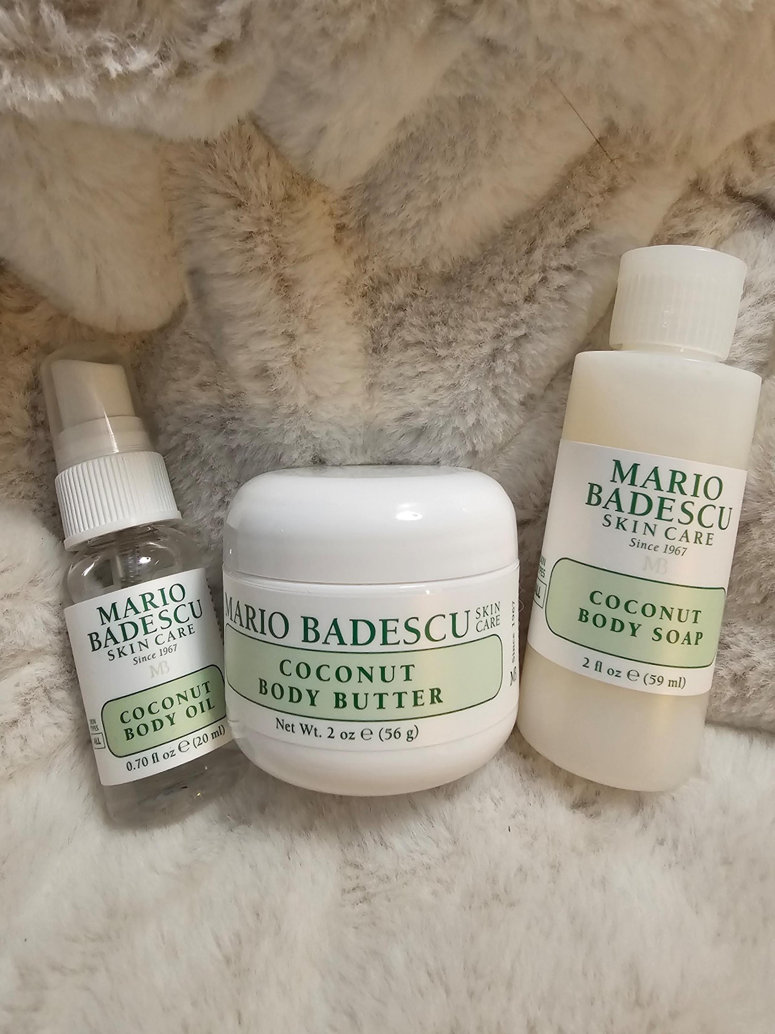 Mario Badescu Coconut Skin Care Set, travel trio