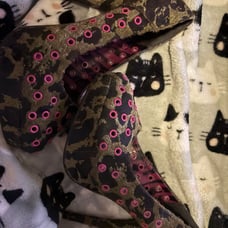 Abbey Dawn Camo Heels