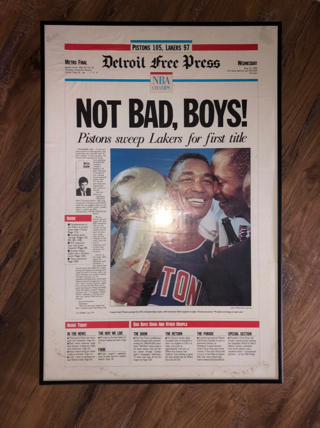 Detroit piston poster