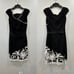TADASHI SHOJI Flower Patterns Tight Sleeveless V-Neck Medium Party Style size L