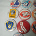 LOT OF 18 - Vintage Major League Baseball (MLB) Pinback Buttons - FREE S&H!