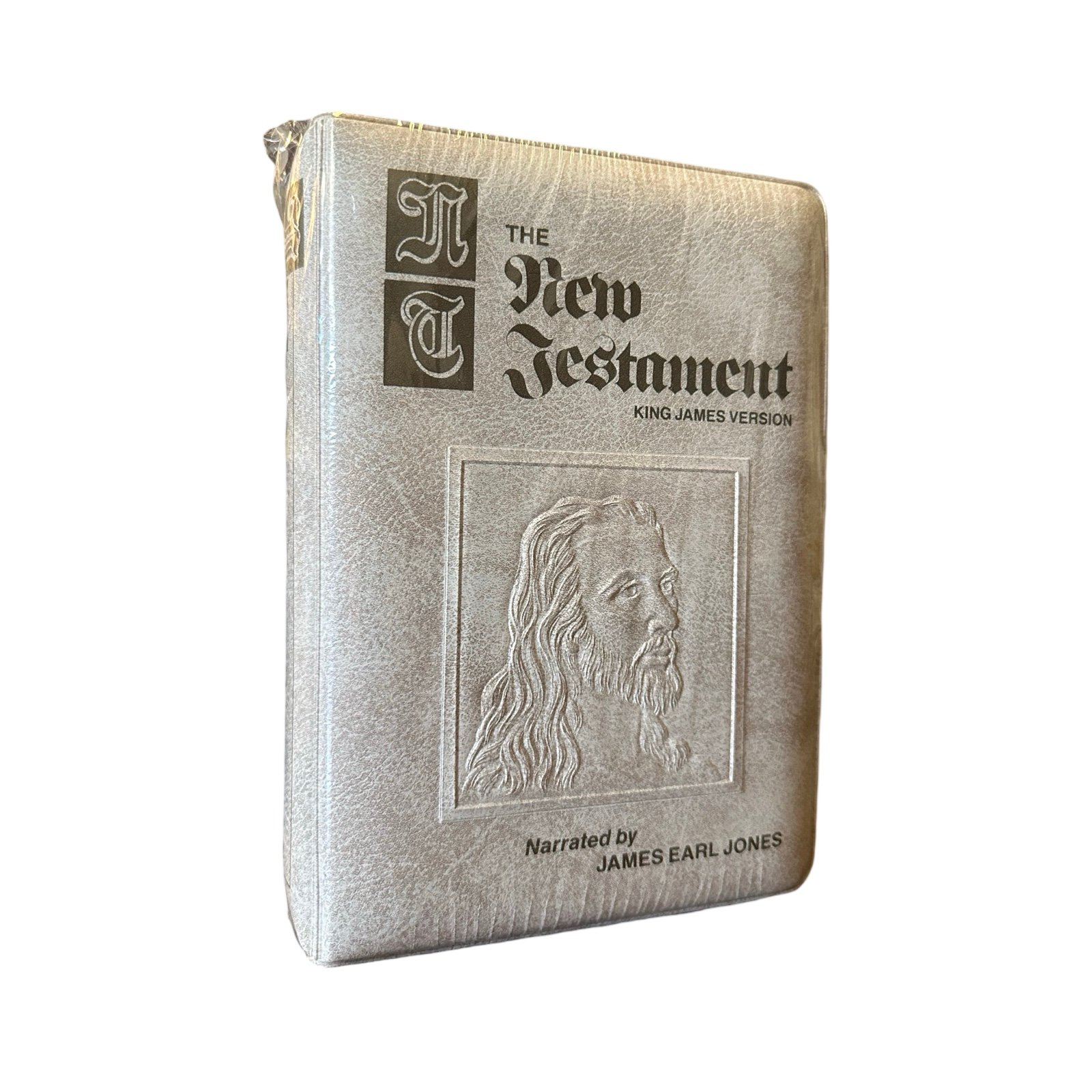 Vintage 90s The New Testament King James Version Audiobook - Narrated by James E