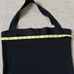 NWT Reformation Black Square Neck Sleeveless Ribbed Tank Halter Top Women’s XL