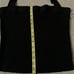 NWT Reformation Black Square Neck Sleeveless Ribbed Tank Halter Top Women’s XL