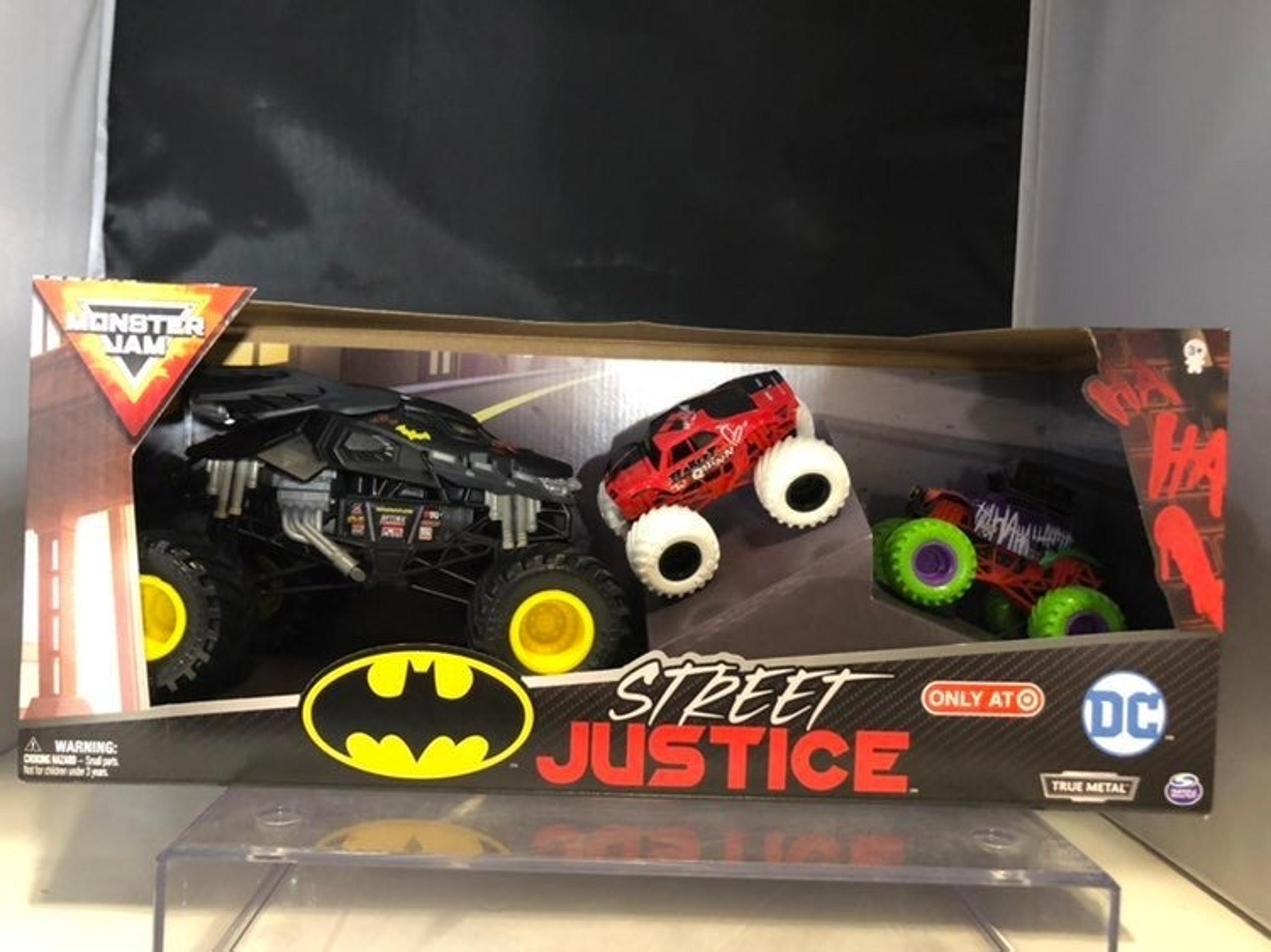 Monster Jam Batman Street Justice 3-pk