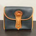 Vintage Dooney Bourke All Weathered Leather Essex Black Pebbled Crossbody Purse