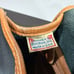 Vintage Dooney Bourke All Weathered Leather Essex Black Pebbled Crossbody Purse