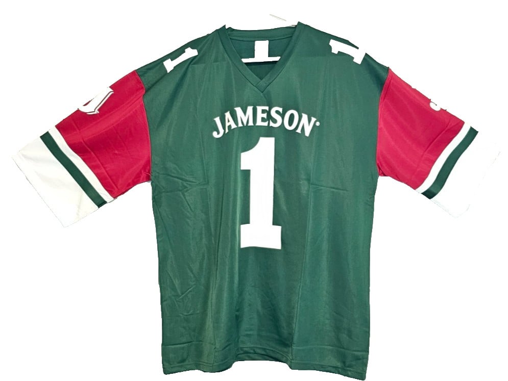JAMESON IRISH WHISKEY ADULT SIZE MEDIUM Football Jersey sports shirt nfl men's M