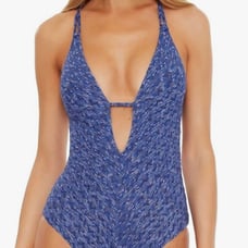 Becca by Rebecca Virtue Sundance Elizabeth 1 Pc Starry Night Swimsuit size M