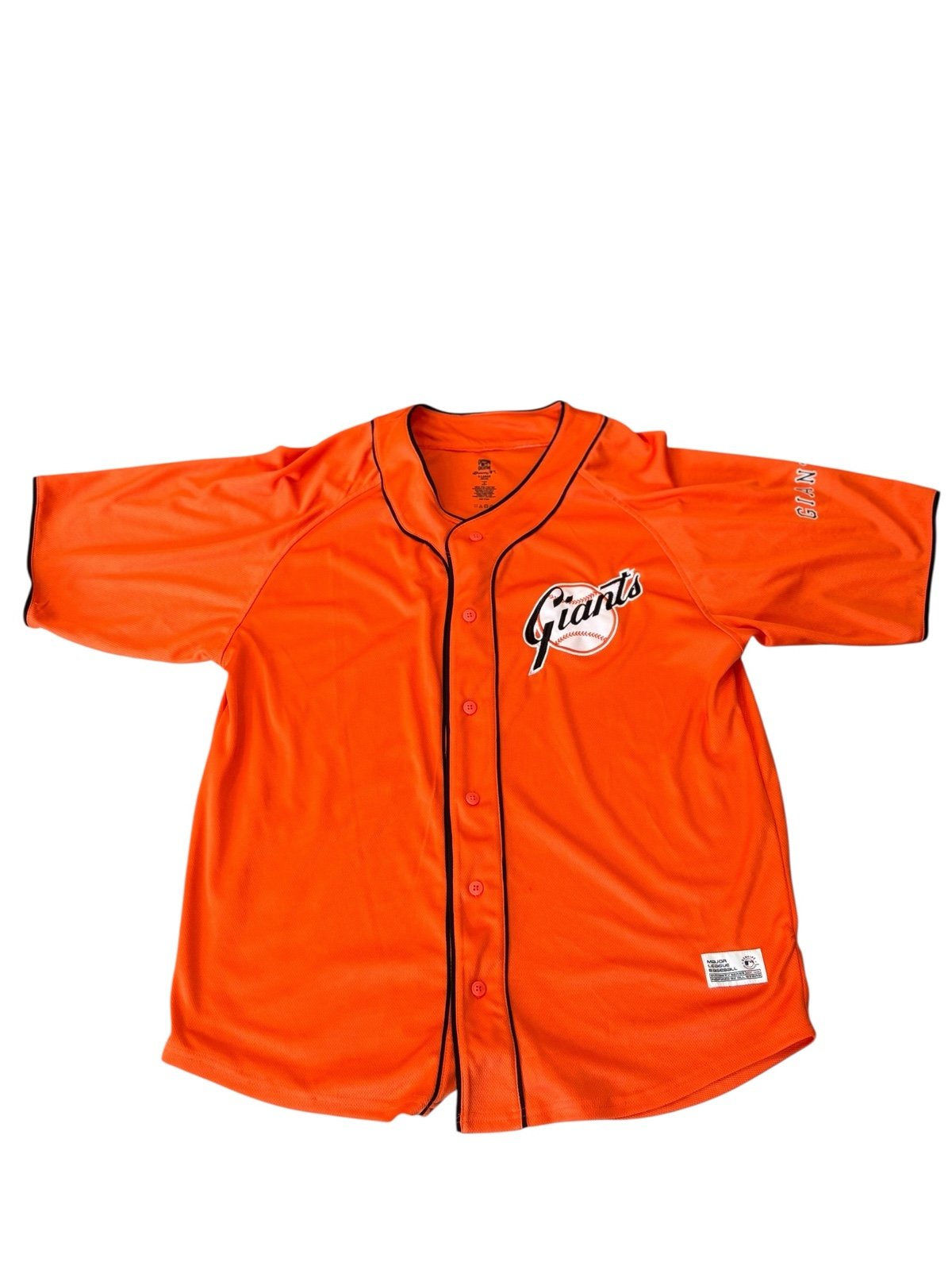 Cooperstown Collection Dynasty Men’s XL San Francisco Giants Jersey Orange Used
