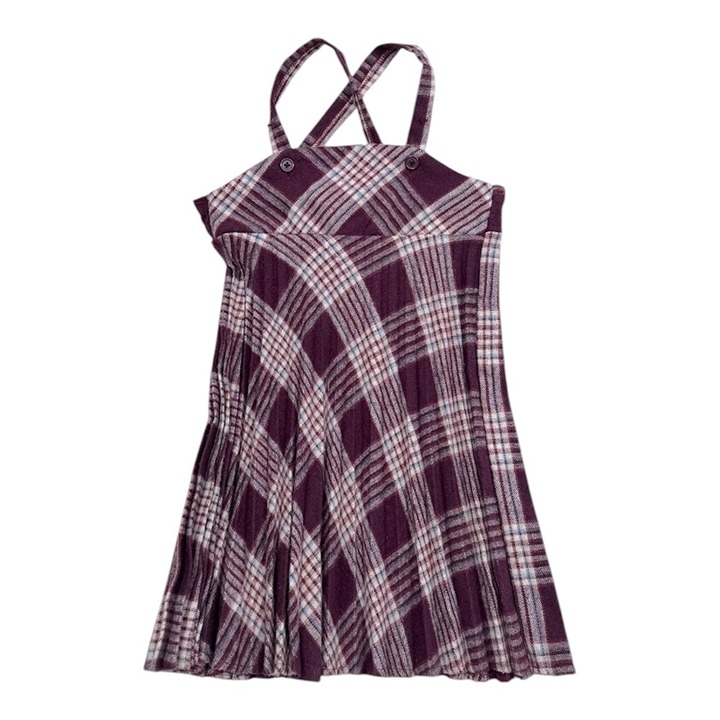Genie Gee Vintage Plaid Dress - Girls Size 6/6x