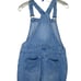Vintage Y2K 90s Denim Bid Overalls M Wide Leg Carpenter Baggy Jeans Deadstock