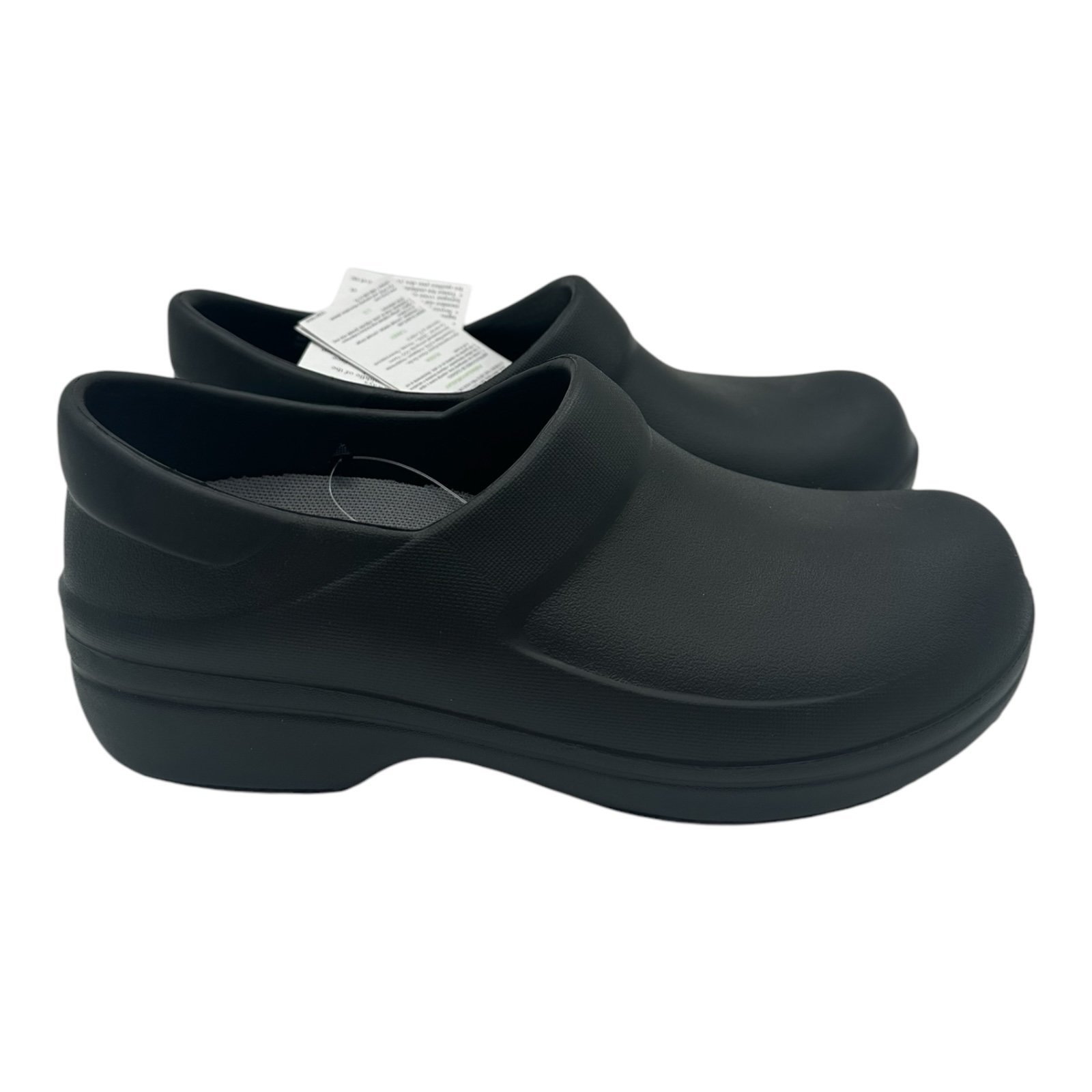 Crocs Neria Pro II Clogs Womens 7 Black Slip Resistant Nurse Work Shoes Slip On