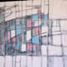 Abstract Mixed media painting