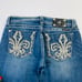 Miss Me Capri Bedazzled Bling Jeans womens 30