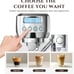 AMZCHEF 20-Bar Espresso Machine with Milk Frother & LCD