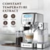 AMZCHEF 20-Bar Espresso Machine with Milk Frother & LCD