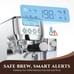AMZCHEF 20-Bar Espresso Machine with Milk Frother & LCD
