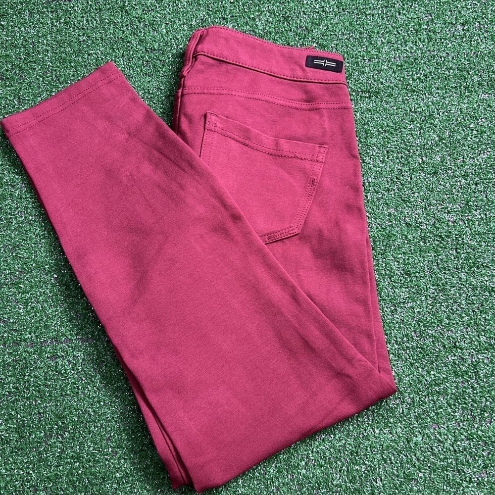 Liverpool Leggings Womens Size 2x26 Burgundy Stretch Skinny Pants