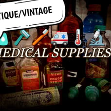 Old vintage medicine bottles jars tools and supplies | antique rare items