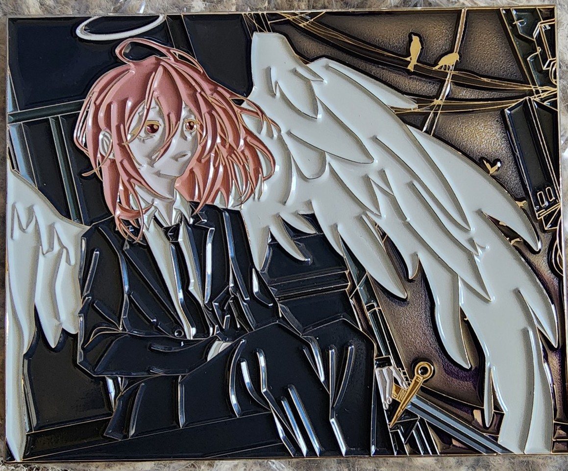 CSM Angel soft enamel pin