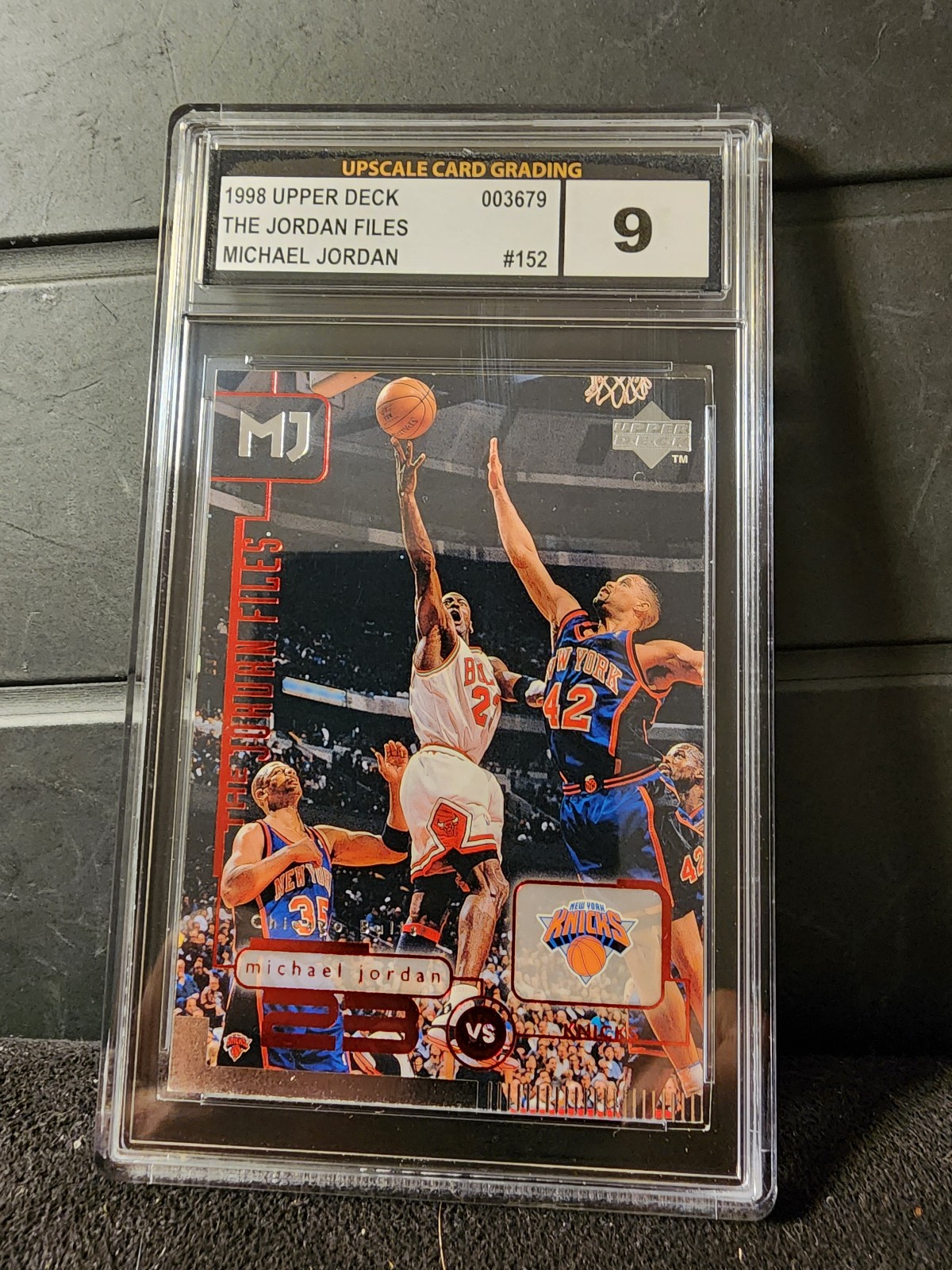 1998-99 Upper Deck Michael Jordan Living Legend - The Jordan Files #152 UCG 9