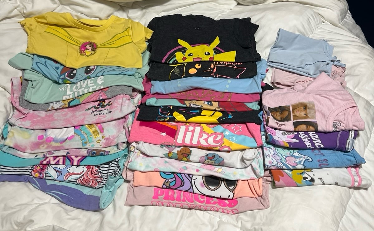 27 Girls Tops- size 7/8