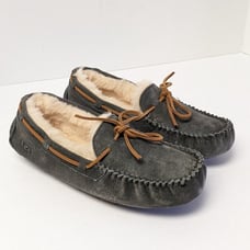 UGG Dakota Moccasin Slippers, Grey Suede, Women's 7 M