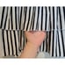 Duffield Lane Nancy Navy Stripe Smocked Waist Tiered Ruffle Skirt Women's Small