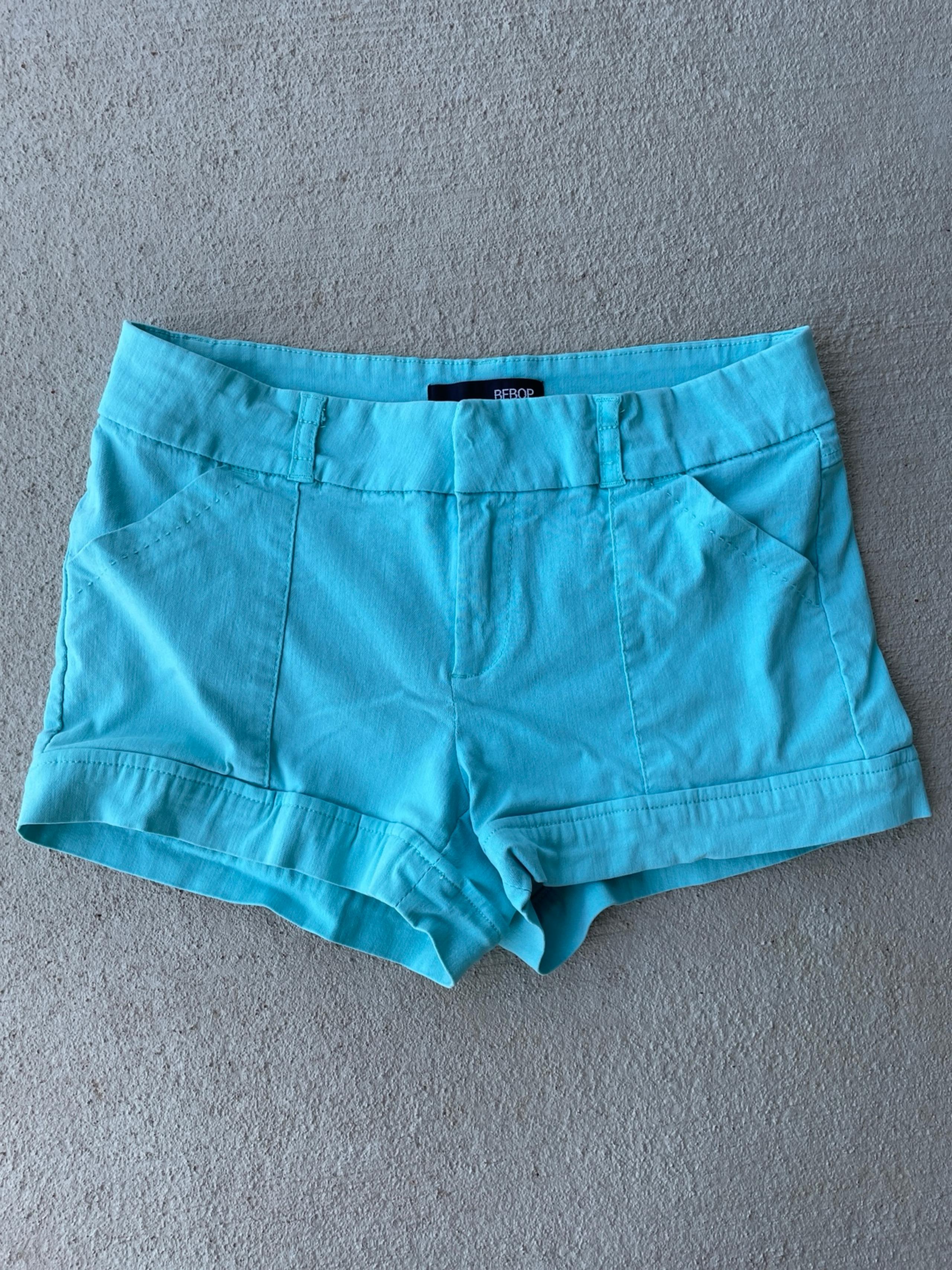 Bebop Stretch Light Blue Juniors Shorts