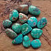 Copper Turquoise Natural Gemstone vintage statement ring 8.5 - 9