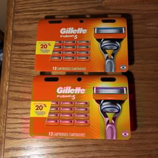 GILLETTE FUSION 5 CARTRIDGES 2 X 12 PACK (24)