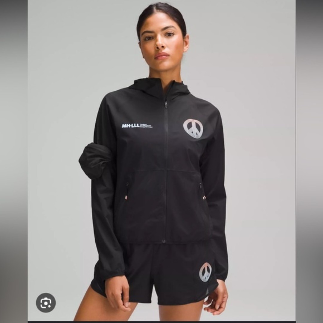 New Set Lululemon X Madhappy Packable Run Jacket & Hotty Hot Shorts 4” sz 8