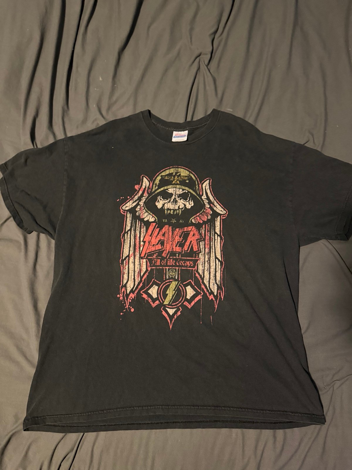 Vintage y2k slayer band tee