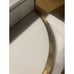 Nia 22 in. W x 38 in. H Satin Brass Recessed Medicine Cabinet with Mirror