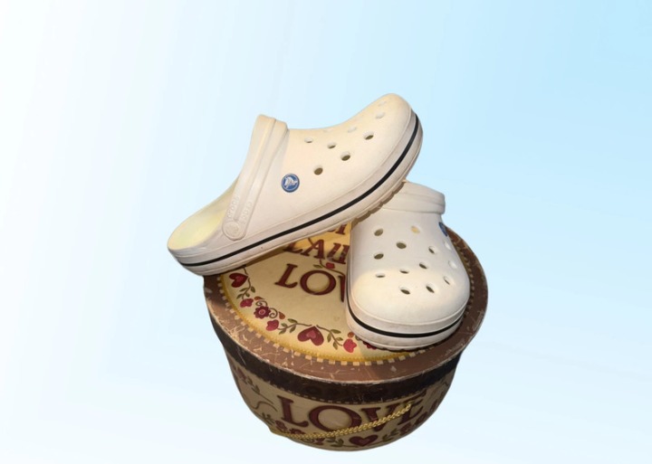 White Crocs