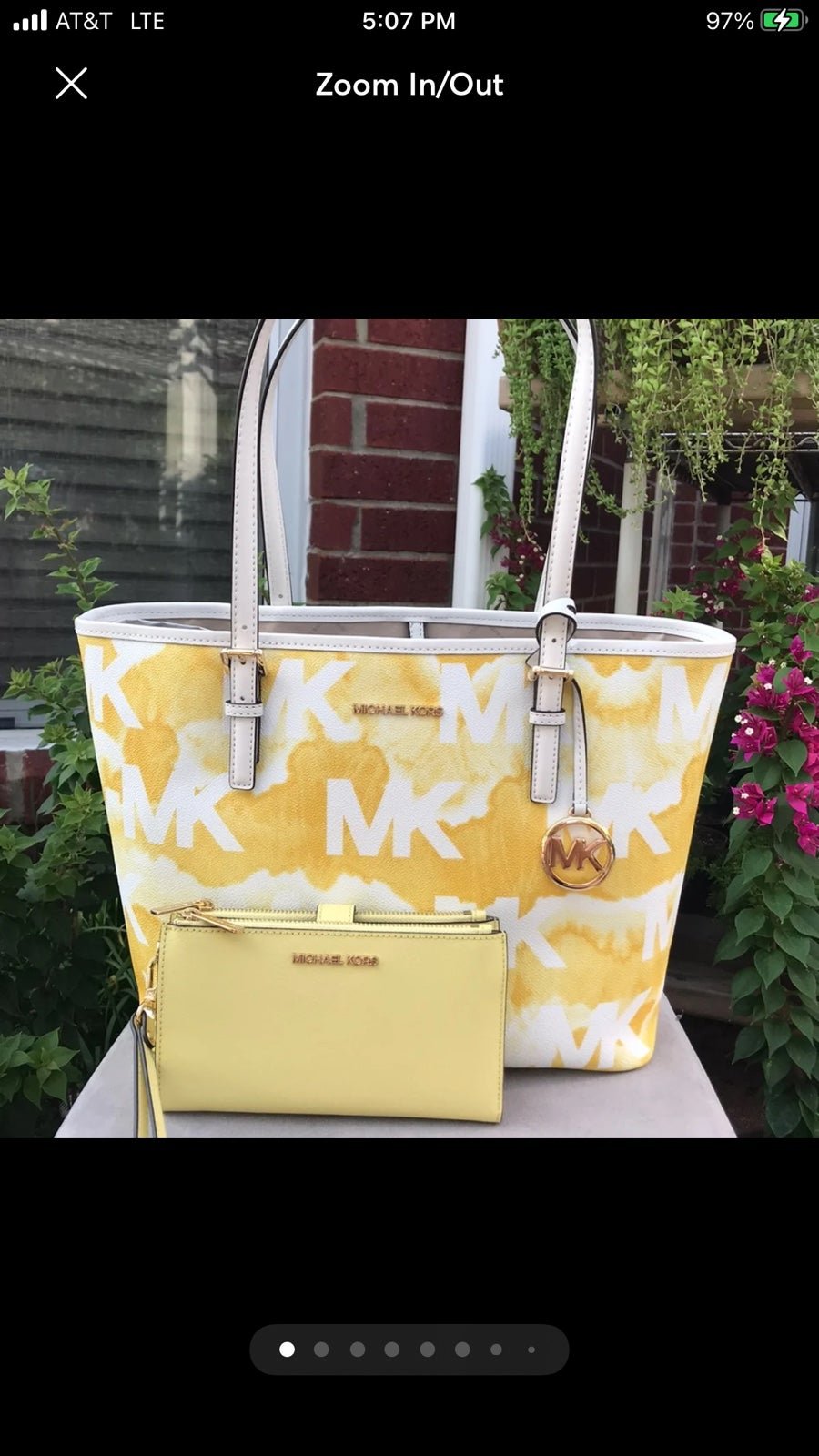 Michael Kors Md Carryall Tote purse and wallet