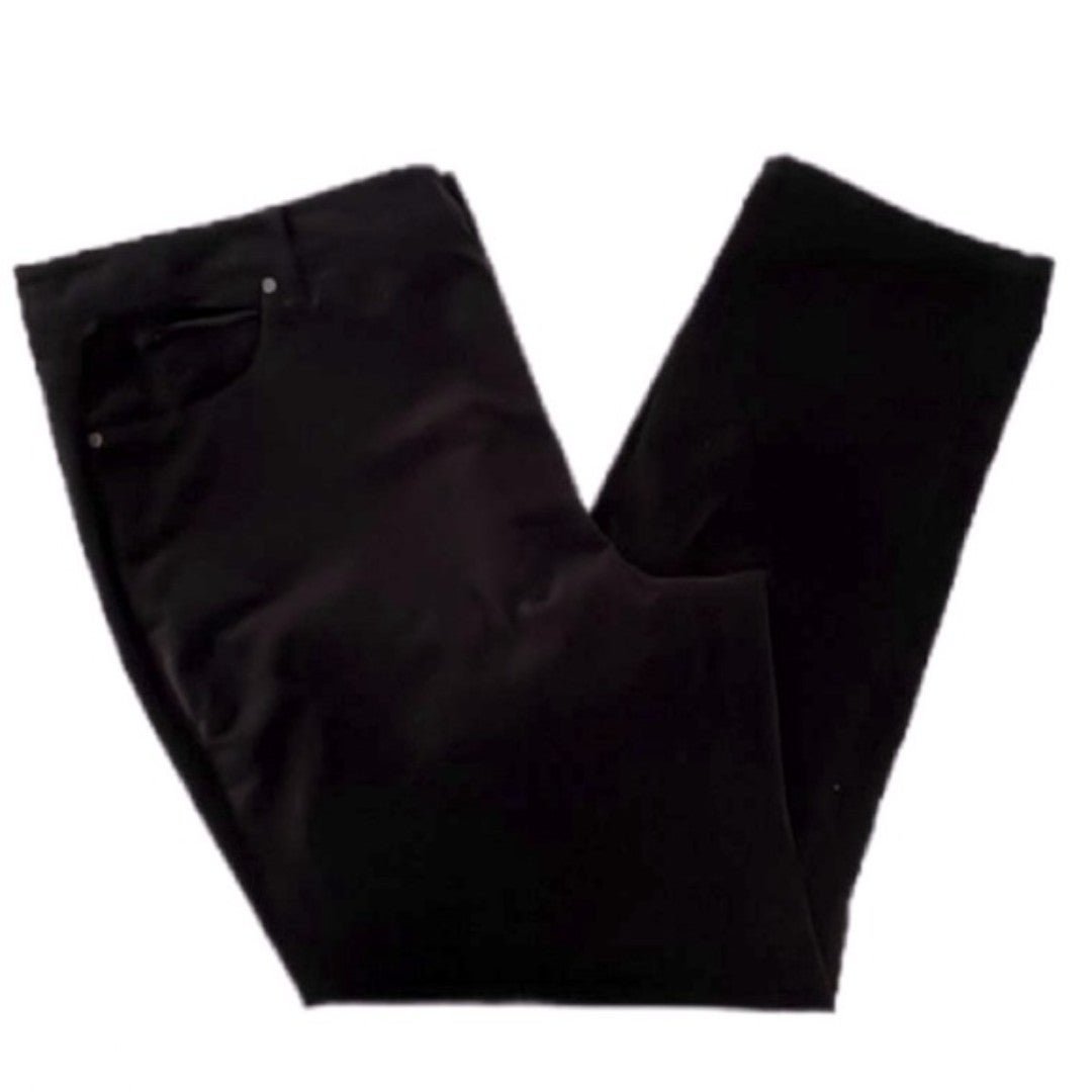Talbots women's 22W black corduroy slimming, high waist pants. NWT