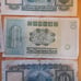 Collection of antique foreign bills