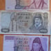 Collection of antique foreign bills