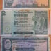 Collection of antique foreign bills