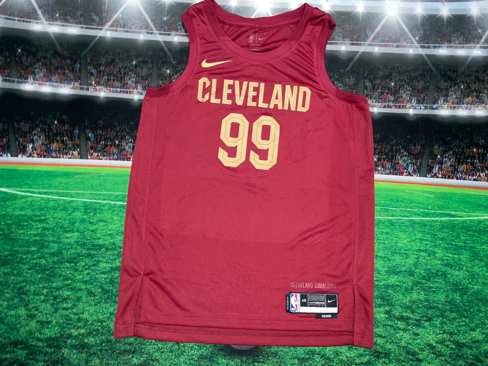 Nike Cleveland Cavaliers Icon Edition #99 Jersey Sz Large - 48 Preowned