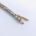 Sterling Gold Clad 5.5ct CZ Tennis 6 3/4