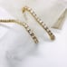 Sterling Gold Clad 5.5ct CZ Tennis 6 3/4