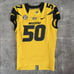 Men's 2012 Nike Team Missouri Mizzou Tigers Game Worn Used Football Jersey Sz 46