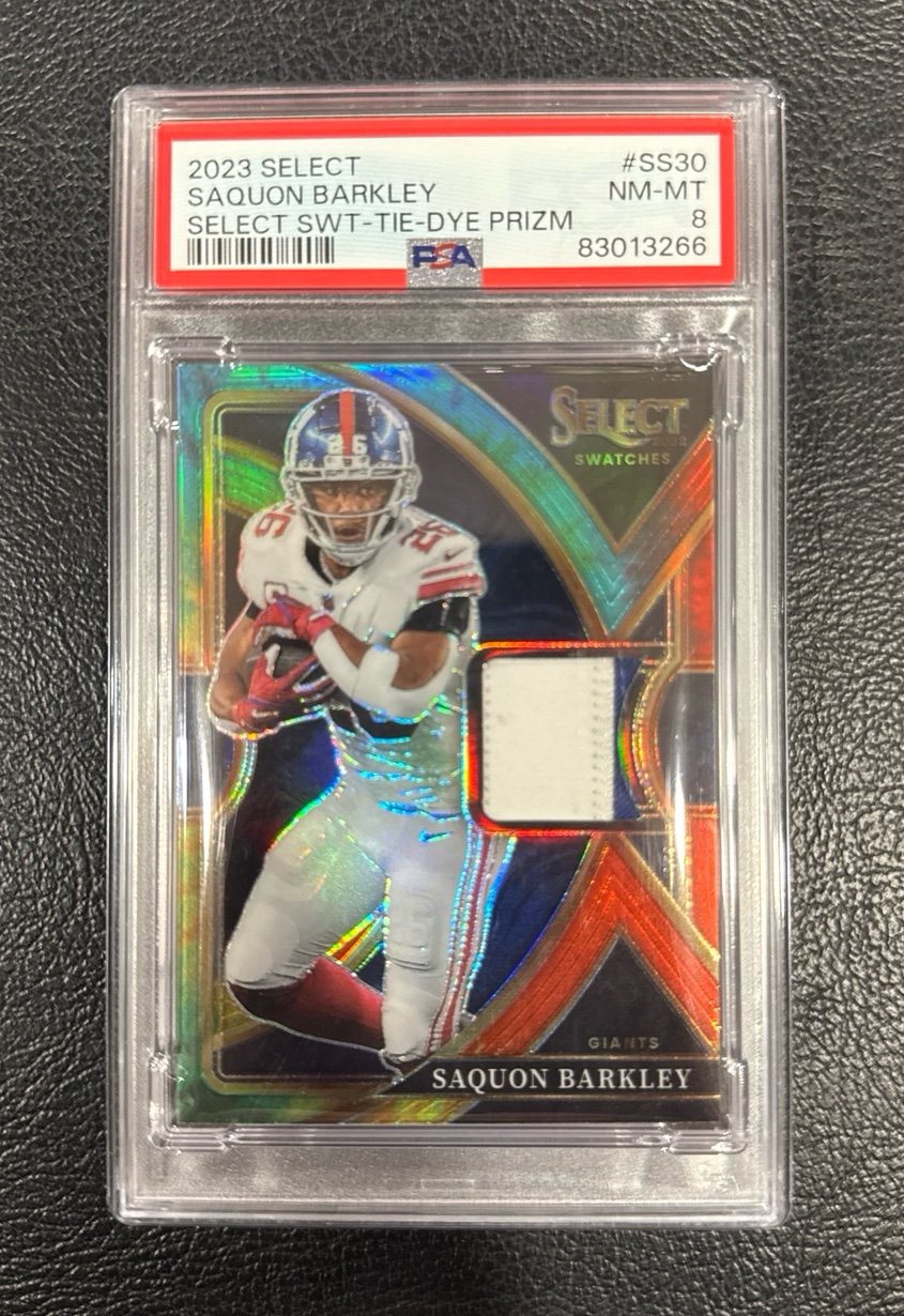 Select 2022 Saquon Barkley Swatches Tie Dye Patch /25