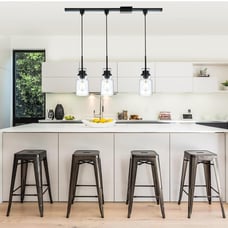 3 Track Lighting Pendants H Type Track Mount