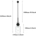 3 Track Lighting Pendants H Type Track Mount